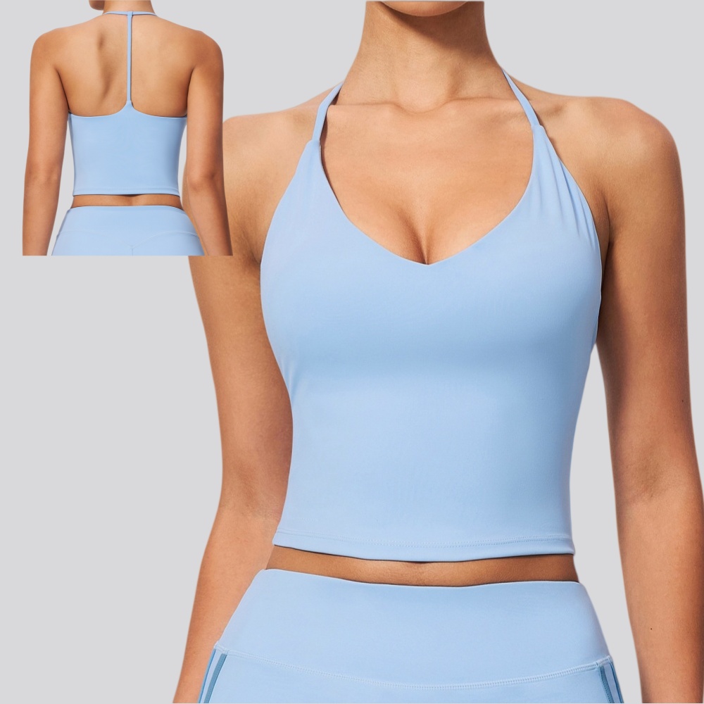 J-Yoga Fitness - Reggiseno Sportivo da Donna, Top Yoga