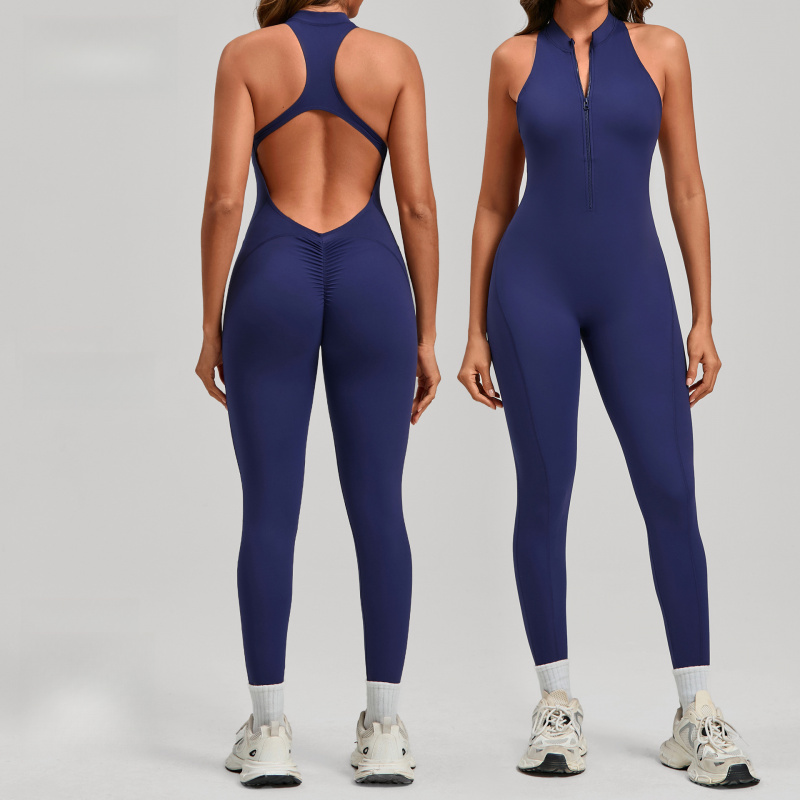 Yoga Fitness Jumpsuit - Tuta intera sportiva da donna con