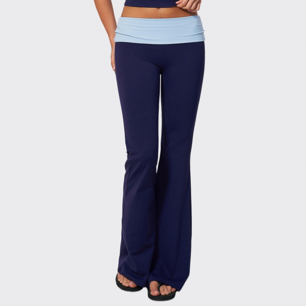 J-Yoga Fitness - Pantaloni Yoga a Vita Alta con