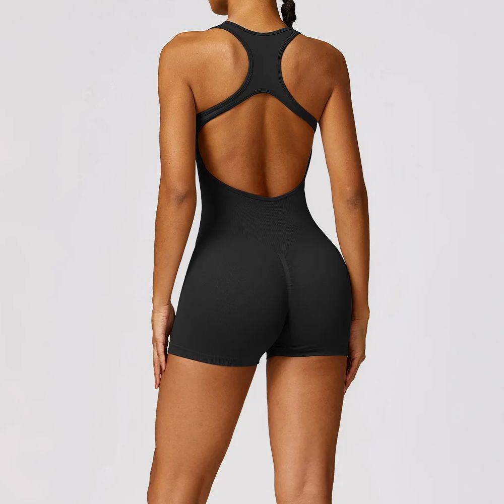 Yoga Fitness Jumpsuit - Tuta posteriore sexy Set da palestra