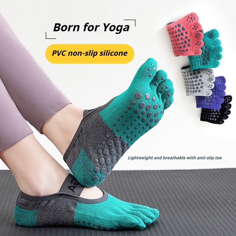 Yoga Fitness Women - Calzini professionali antiscivolo a cinque dita
