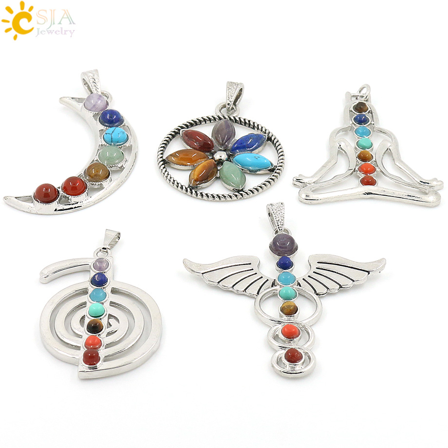 CSJA Chakras ciondolo in crist - Yoga Health & Fitness Center recensione e prezzo