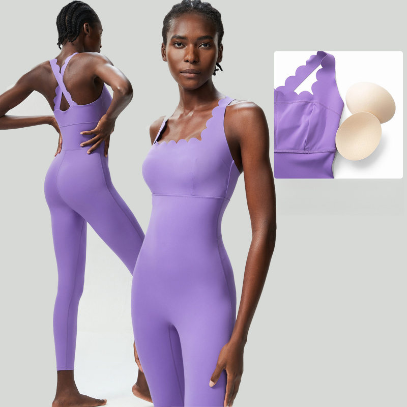FUBEIKE Small Wave Beauty Back - Yoga Fitness Jumpsuit recensione e prezzo