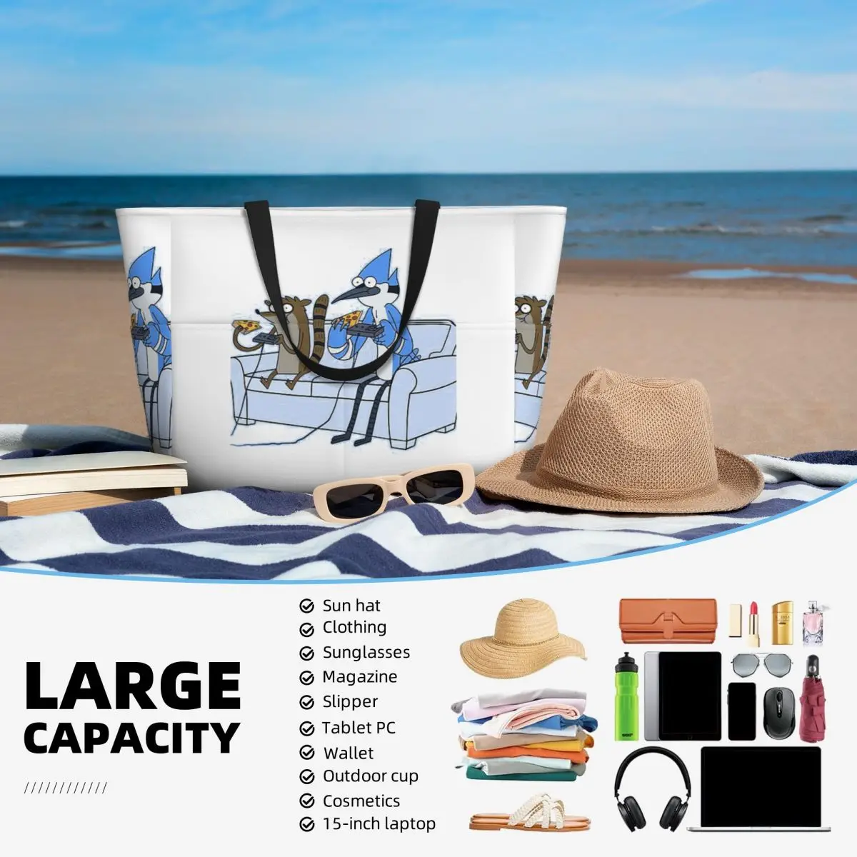 Borsa da spiaggia Mordecai And - Yoga Fitness Video recensione e prezzo