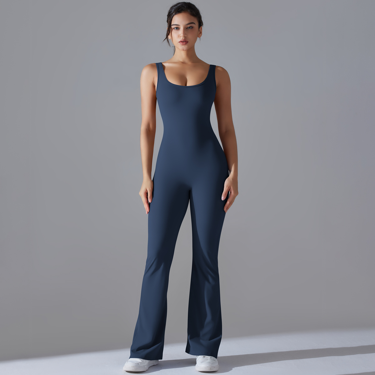 Tuta sexy con scollo a V poste - Yoga Fitness Jumpsuit recensione e prezzo