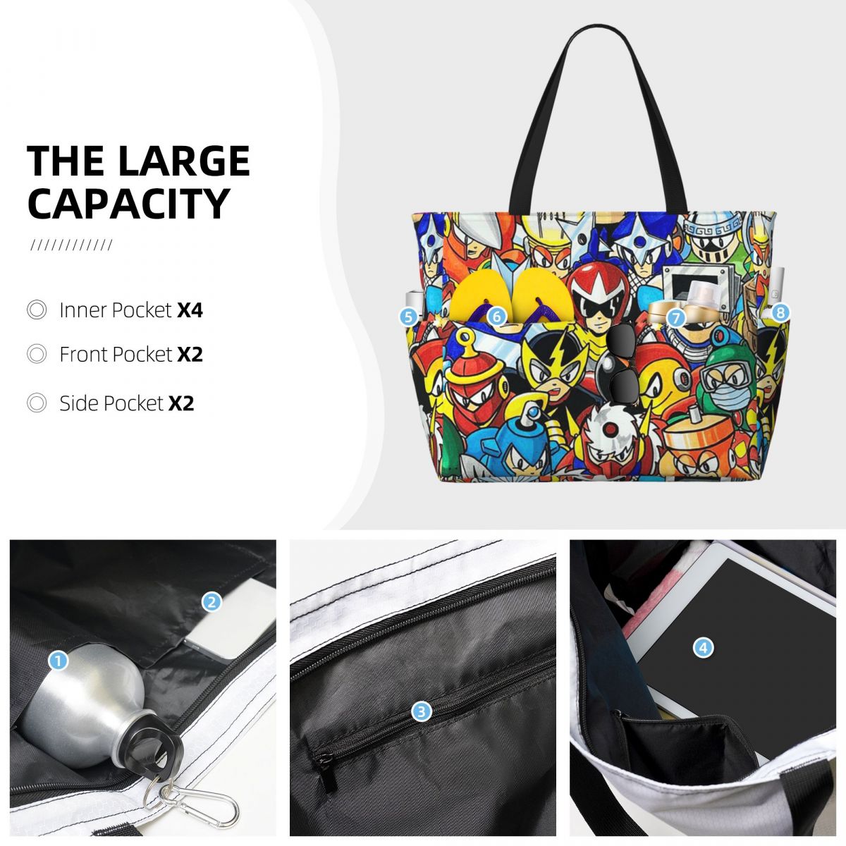 Borsa tote da spiaggia Mega Ma - Yoga Fitness Video recensione e prezzo