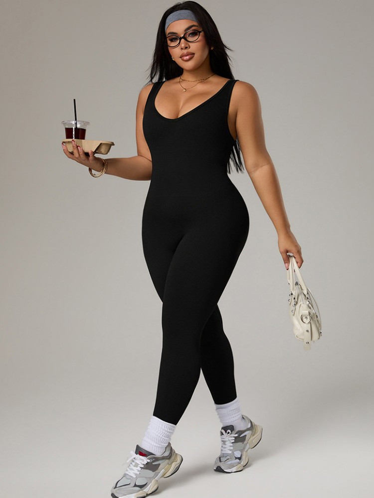 Tuta sportiva da donna taglie  - Yoga Fitness Jumpsuit recensione e prezzo