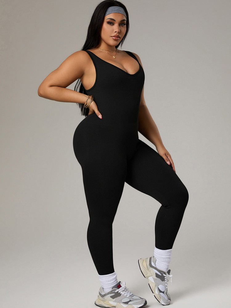 Tuta sportiva da donna taglie  - Yoga Fitness Jumpsuit recensione e prezzo