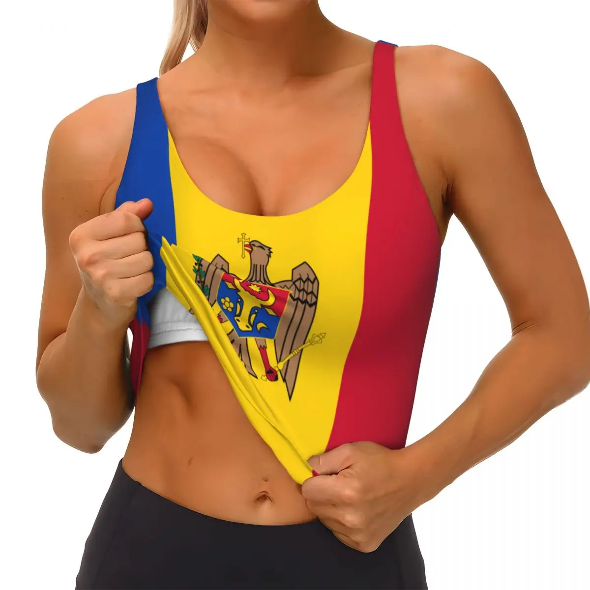 Top basic con bandiera della M - Yoga Fitness Women recensione e prezzo