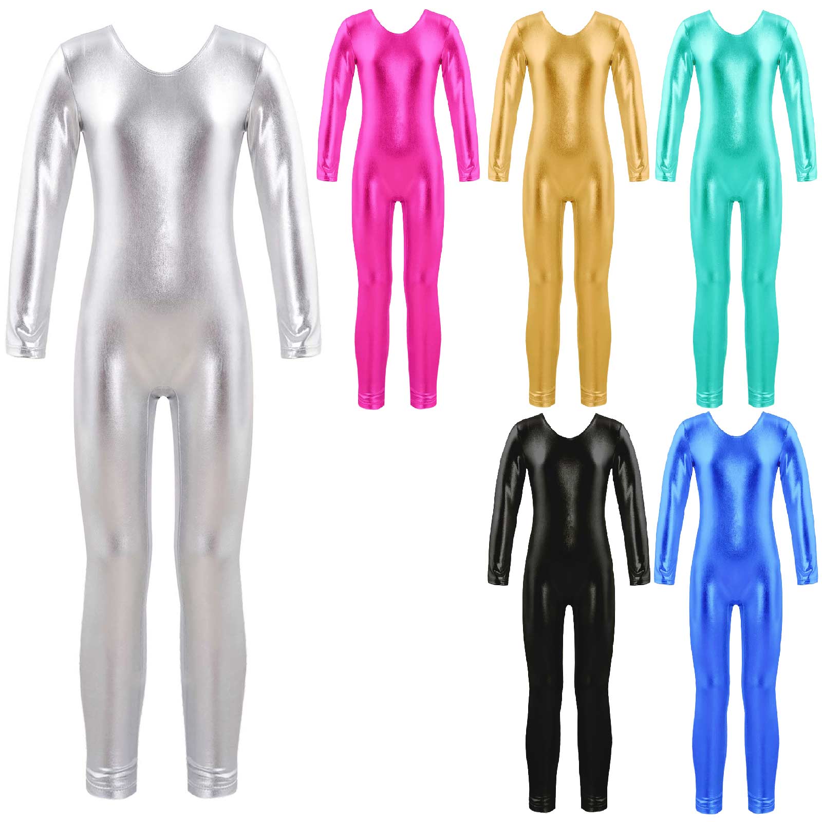 Ragazze manica lunga cerniera  - Yoga Fitness Jumpsuit recensione e prezzo