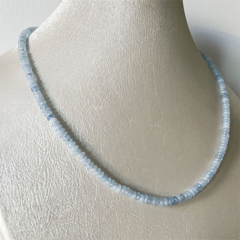 2*4MM collana Aquamrine perlin - Yoga Health & Fitness Center recensione e prezzo