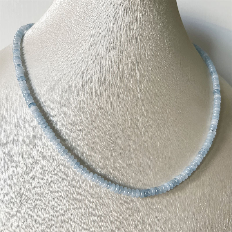 2*4MM collana Aquamrine perlin - Yoga Health & Fitness Center recensione e prezzo