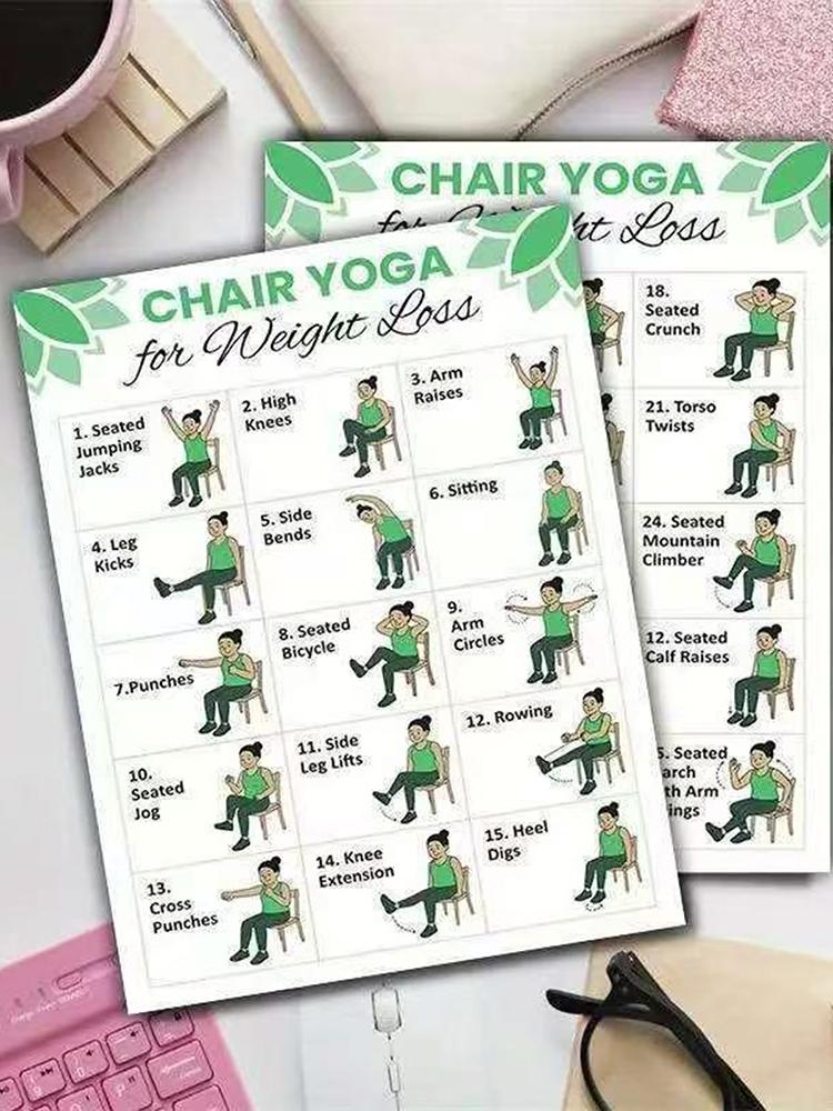 2 Poster Yoga per Casa, Palest - Yoga Health & Fitness Center recensione e prezzo