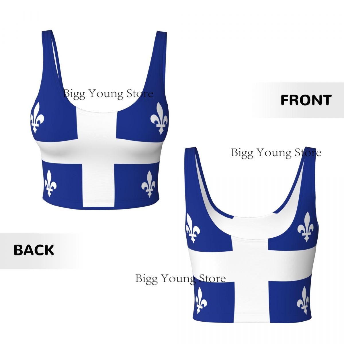 Flag Of Quebec Canada Basic To - Yoga Fitness Quebec recensione e prezzo